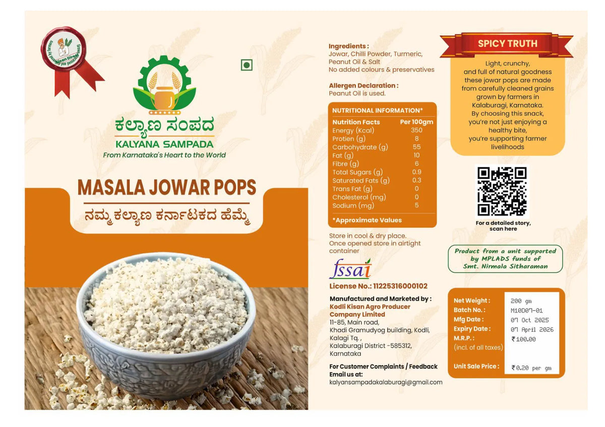 Masala Jowar Pops